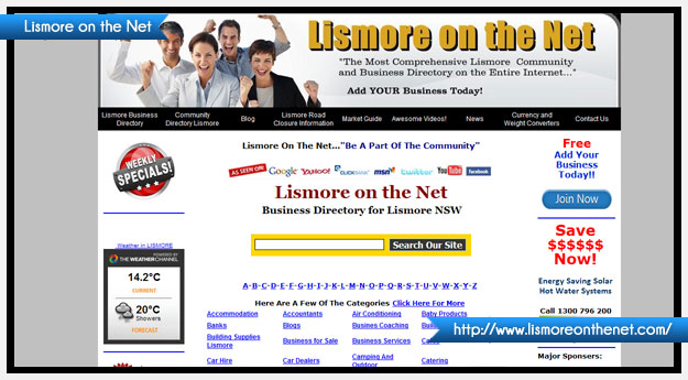Lismore on the Net 