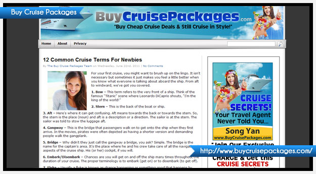 Buy Cruise Packages 