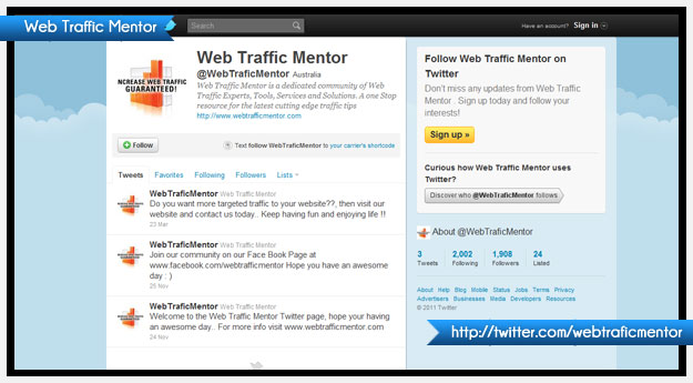 Web Traffic Mentor 
